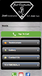 Mobile Screenshot of justconstructiontx.com